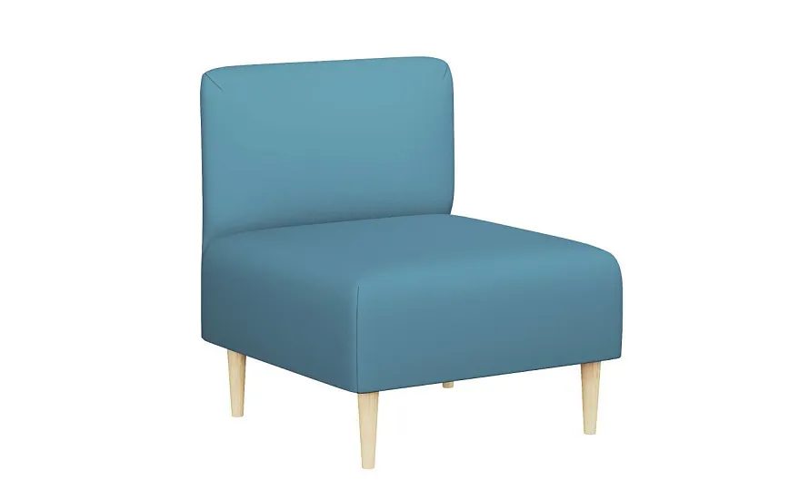 Пуф со спинкой Рикке R2 Camaro 21 бирюзовый - 1 Пуф со спинкой Рикке R2 Camaro 21 бирюзовый - 1