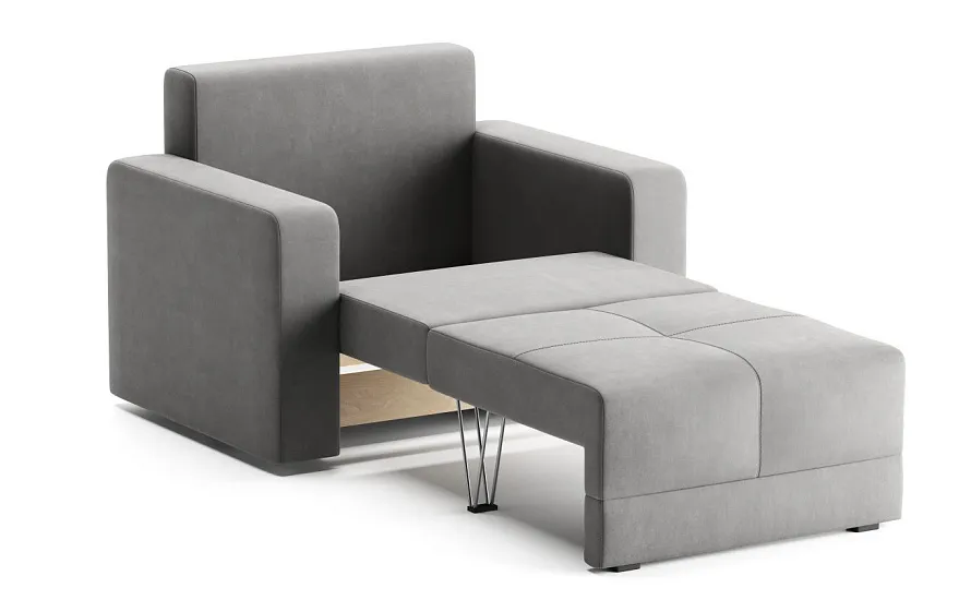 Кресло-кровать Баден Leonardo 14 серый - 7